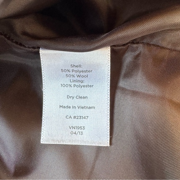 Talbots Women’s‎ Wool Houndstooth Pencil Skirt Size 12 Brown/Tan - Picture 4 of 8